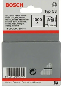 Bosch Professional Typ 53 Tacker-Klammern, 11.4x18mm, 1000 Stück