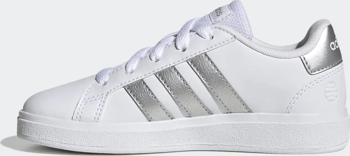 adidas Grand Court Lifestyle Tennis Lace-Up cloud white/matte silver (Junior)