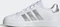 adidas Grand Court Lifestyle Tennis Lace-Up cloud white/matte silver (Junior) Vorschaubild