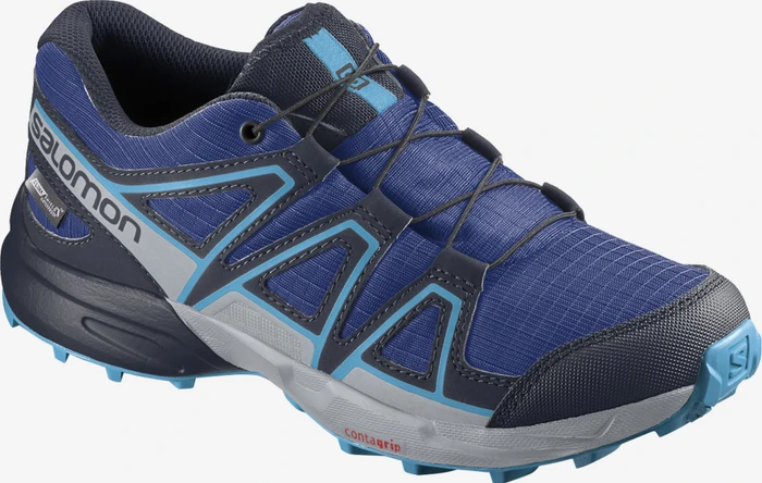 Salomon Speedcross CSWP surf the web/navy blazer/ethereal blue (Junior)