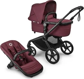 Bugaboo Fox 5 Renew 2in1 Gestell Schwarz dark cherry