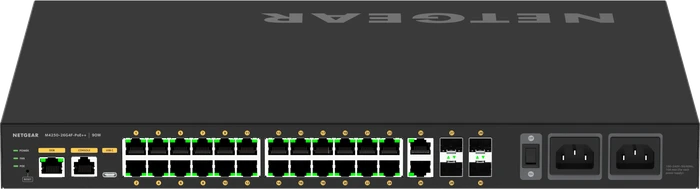 Netgear AV Line M4250 Rackmount Gigabit Managed Switch, 26x RJ-45, 4x SFP, 1440W PoE++