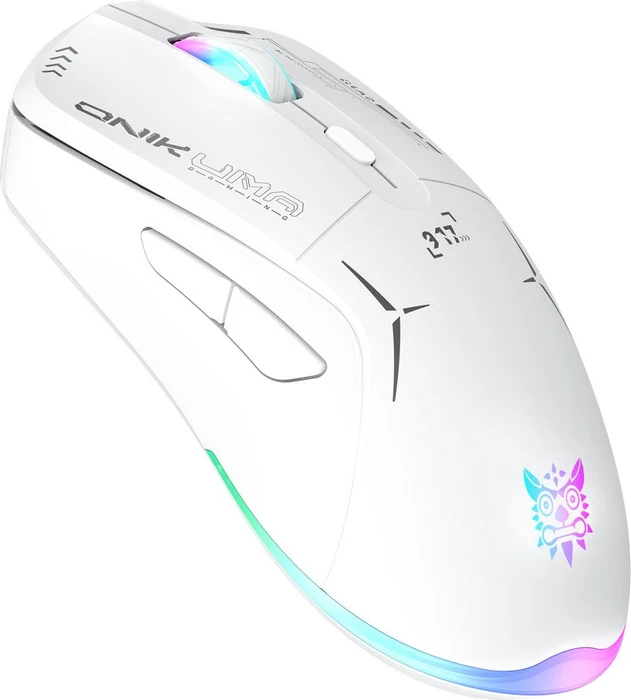 Onikuma CW917 Wireless Gaming Mouse weiß, USB