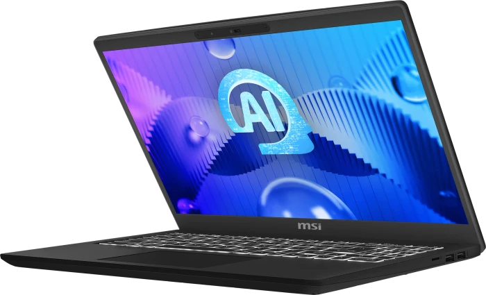 MSI Modern 15 H AI C1MOG-242, Classic Black, Core Ultra 7 155H, 16GB RAM, 512GB SSD, DE