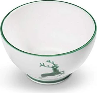 Gmundner Keramik Grüner Hirsch Müslischale groß 14cm