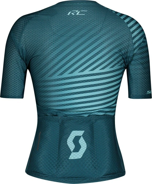 Scott RC Premium Climber Trikot kurzarm lunar blue/stream blue (Damen)