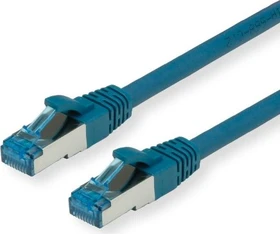 Value Patchkabel, Cat6a, S/FTP, RJ-45/RJ-45, 15m, blau