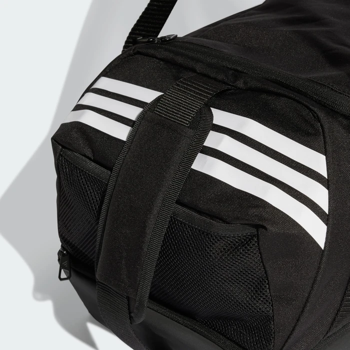 adidas Tiro Duffelbag S mit Bodenfach Sporttasche schwarz/weiß