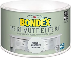 Bondex Perlmutt-Effekt Farbe innen weiß-silberner diamant, 500ml
