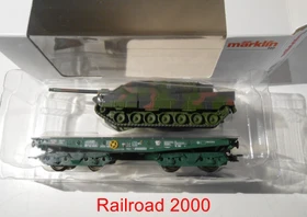 Märklin - Spur H0 Güterwagen - Schwerlast-Flachwagen Rlmmps