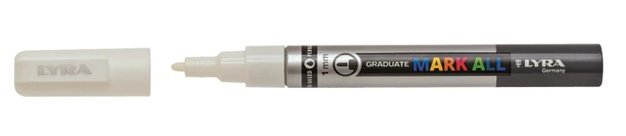 Lyra Graduate Mark All Permanentmarker 1mm weiß