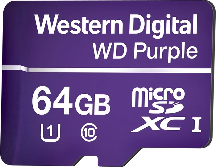 Western Digital WD Purple R80/W50 64GB, UHS-I U1, Class 10