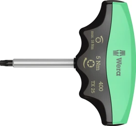 Wera Serie 400 TX Torx Drehmomentindikator, T25x60mm