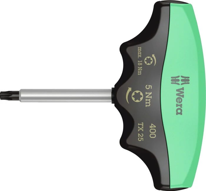 Wera Serie 400 TX Torx Drehmomentindikator, T25x60mm