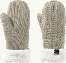 Jack Wolfskin Highloft Knit Mitten Skihandschuhe dusty grey (Damen)