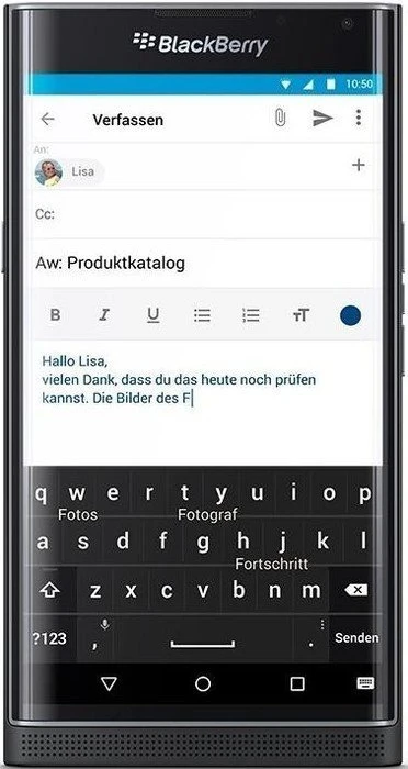 BlackBerry Priv schwarz