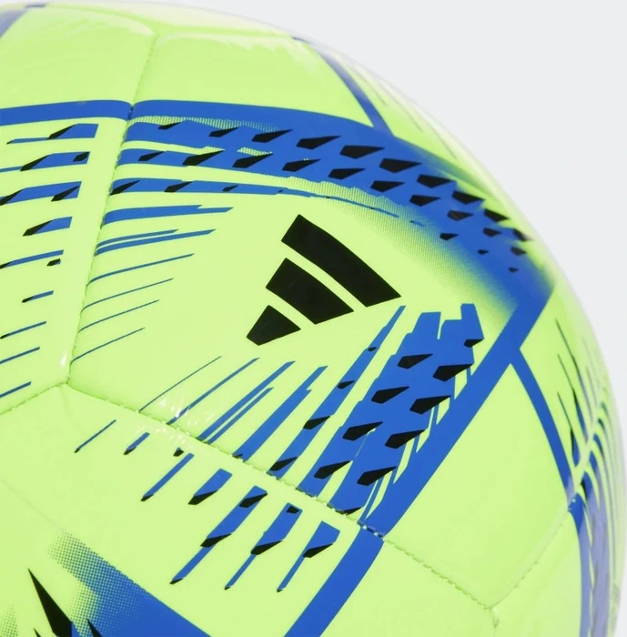 adidas Al Rihla FIFA WM 2022 Club Fußball signal green/pantone/black