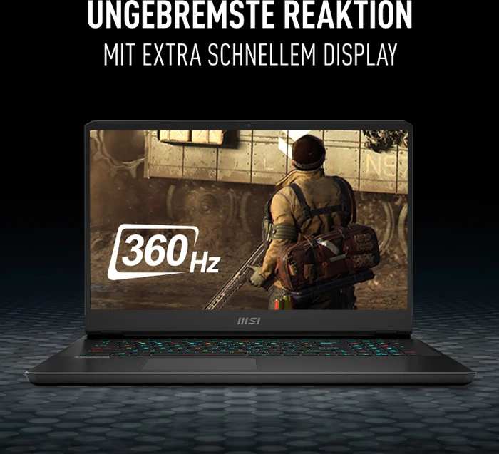 MSI Vector GP76 12UH-403, Core Black, Core i7-12700H, 16GB RAM, 1TB SSD, GeForce RTX 3080, DE