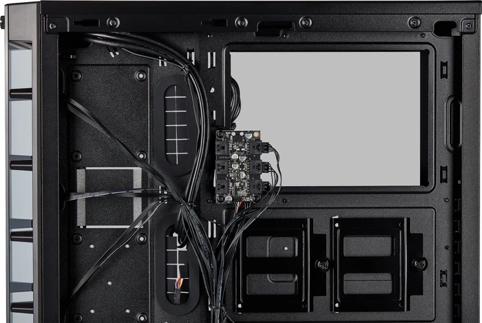 Corsair iCue 465X RGB, schwarz, Glasfenster