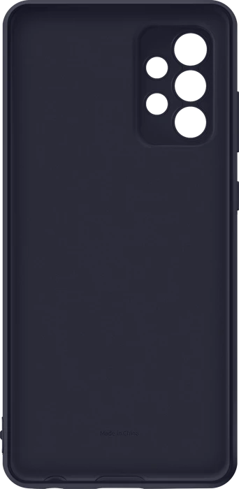 Samsung Silicone Cover für Galaxy A72 schwarz