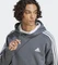 adidas Essentials 3-Streifen Hoodie dark grey heather (Herren) Vorschaubild