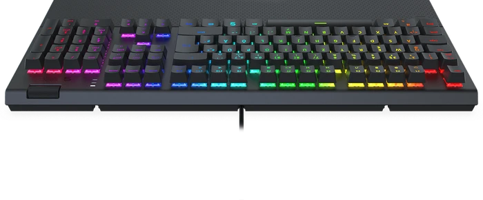 Endorfy SilentiumPC SPC Gear GK650K Omnis, LEDs RGB, Kailh BLUE, USB, DE