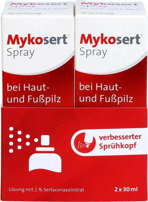 Dr. Pfleger Mykosert Spray bei Haut- und Fußpilz, 60ml (2x 30ml)