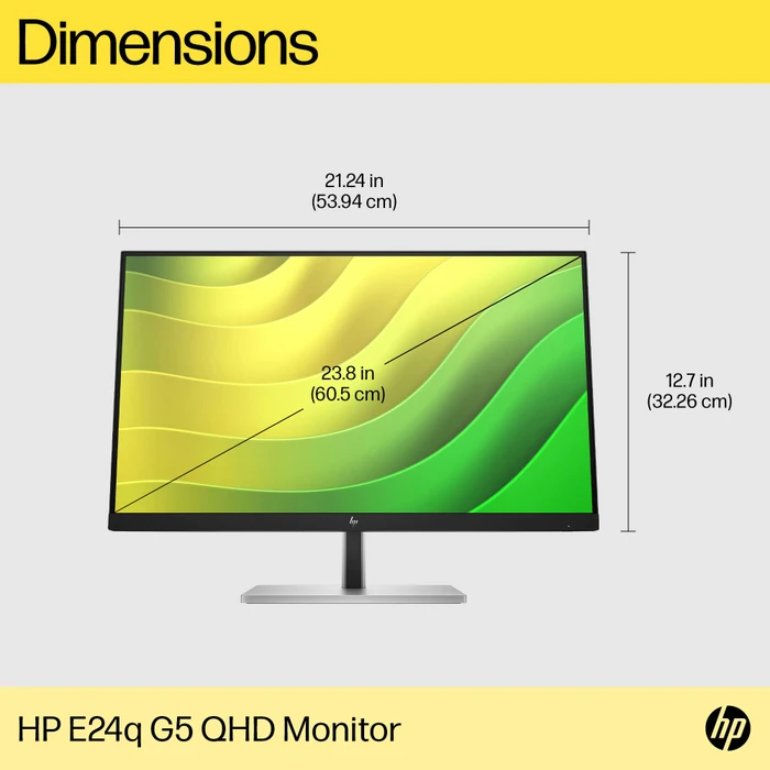 HP E24q G5, 23.8"