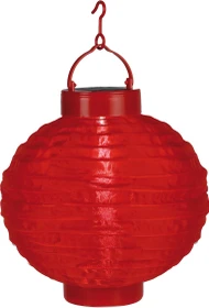 Best Season Solar Lampion Gartenleuchte rot