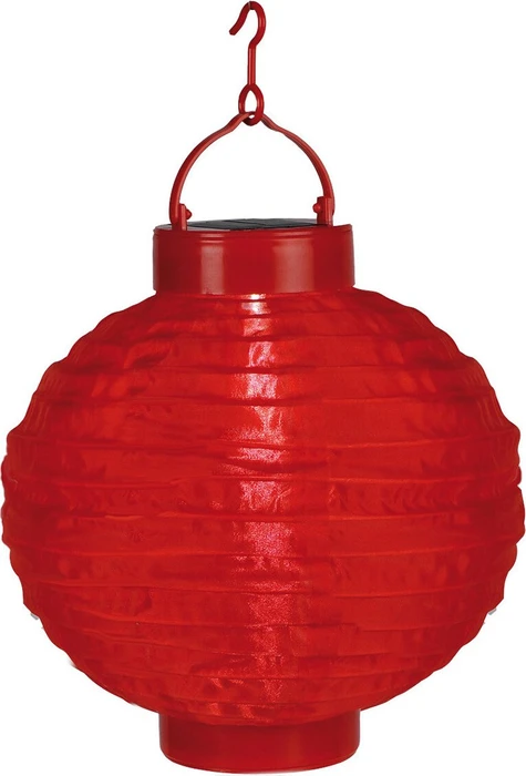 Best Season Solar Lampion Gartenleuchte rot
