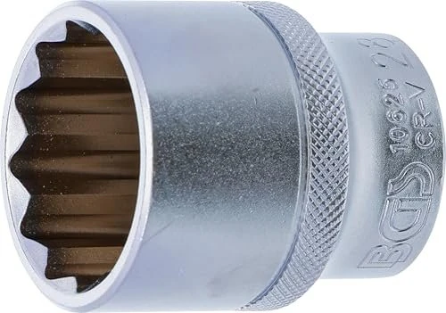 BGS technic Außenzwölfkant Steckschlüssel 1/2", 28mm