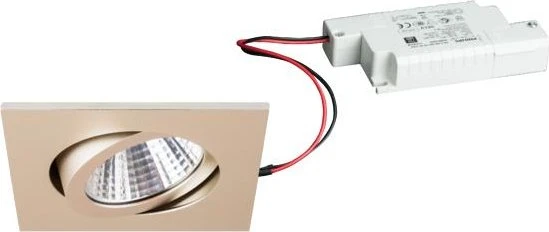 Brumberg SEVEN-S LED Einbauleuchte 2700K eckig champagner matt
