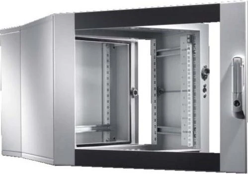 Rittal Wandgehäuse EL 6HE, mit Profilschienen, Montageschienen, tiefenvariabel, IP55, 473mm tief