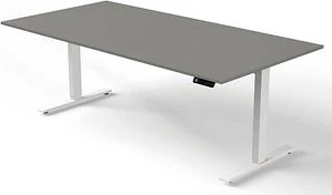 Kerkmann Move 3 elektrisch höhenverstellbarer Sitz-Steh-Schreibtisch 200x100cm graphit/weiß