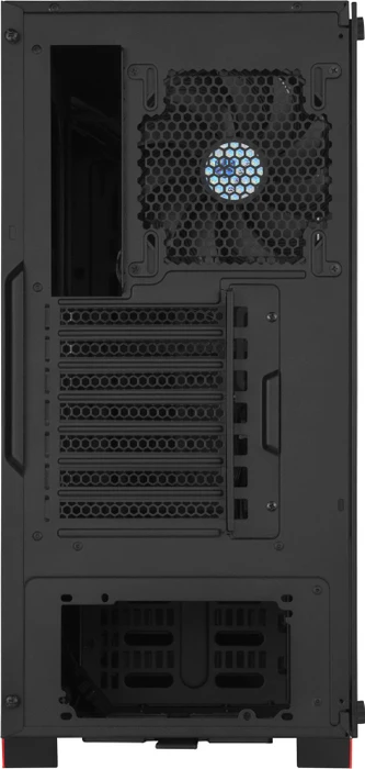 SilverStone Redline Series RL07, schwarz, Glasfenster