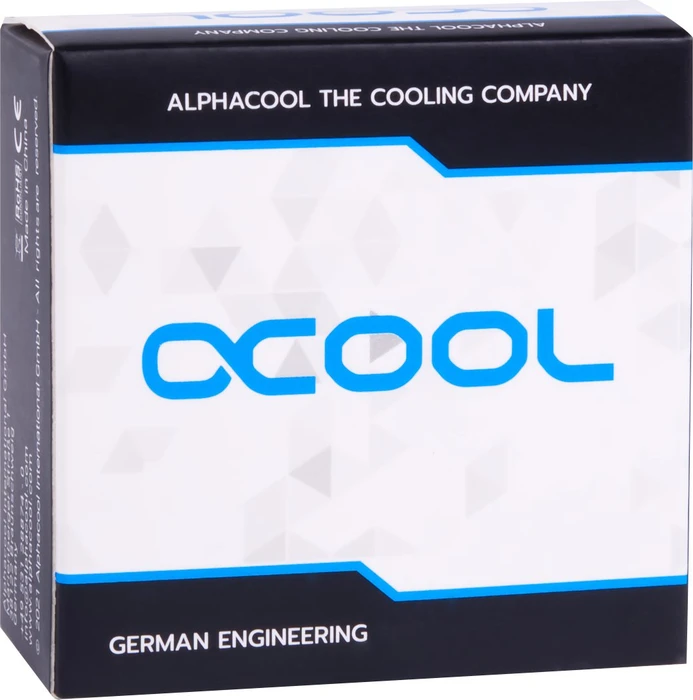 Alphacool Eiszapfen 90° G1/4" auf 16mm HardTube Anschraubtülle, deep black, 4er-Pack