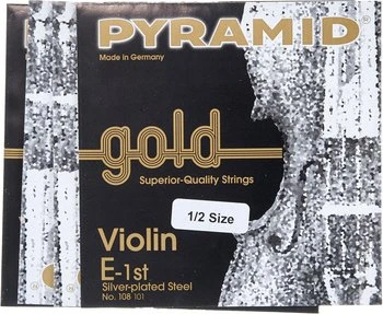 Pyramid Gold Violin Strings, 1/2