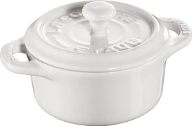 Zwilling Staub Ceramique Mini Cocotte Schmortopf 10cm reinweiß