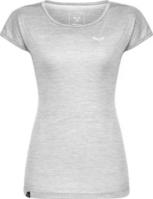 Salewa Puez Melange Dry'ton Funktionsshirt kurzarm white melange (Damen)