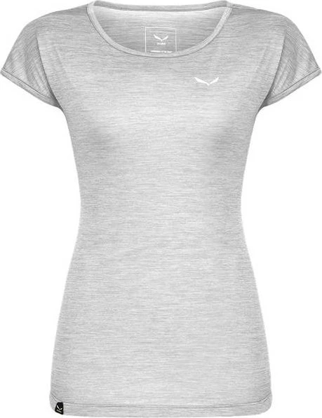 Salewa Puez Melange Dry'ton Funktionsshirt kurzarm white melange (Damen)