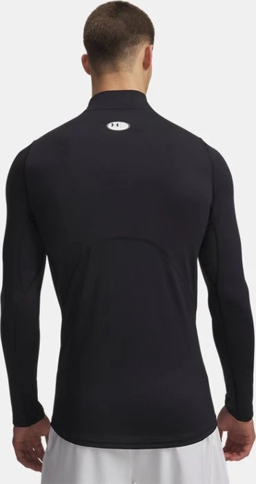 Under Armour ColdGear Fitted Funktionsshirt langarm schwarz/weiß (Herren)