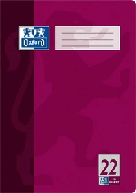 Oxford Schulheft, A4, Lineatur 22, pflaume, 16 Blatt