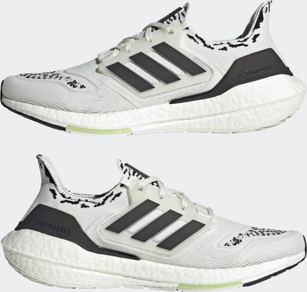 adidas Ultraboost 22 non dyed/core black/almost lime (Herren)