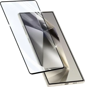 Cellularline Impact Glass Capsule für Samsung Galaxy S25 Ultra schwarz