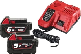 Milwaukee M18 NRG-502 Starterset 12/18V, 2.0/5.0Ah, Li-Ionen, 3 Akkus [12.0Ah] [204Wh]