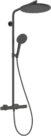 Hansgrohe Raindance Alive S Puro Showerpipe 300 1jet mit Ecostat Element brushed black chrome