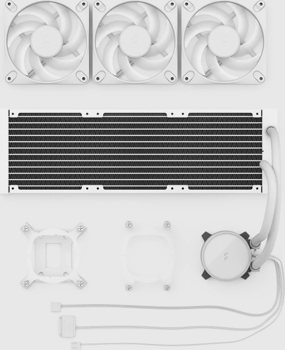 Fractal Design Radius 360 RGB White