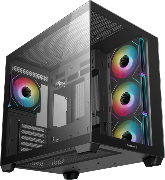 DeepCool CG530 4F, schwarz, Glasfenster