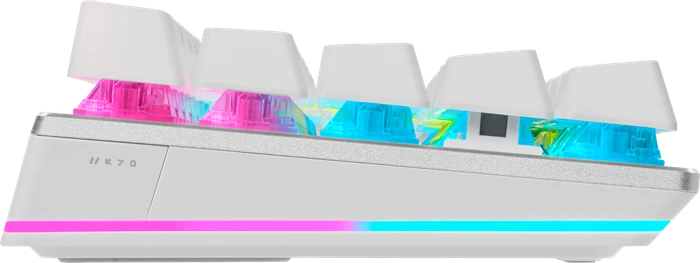 Corsair Gaming K70 PRO MINI Wireless, weiß, MX RGB RED, USB/Bluetooth, US