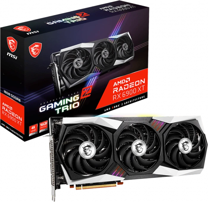 MSI Radeon RX 6900 XT Gaming Z Trio 16G, 16GB GDDR6, HDMI, 3x DP